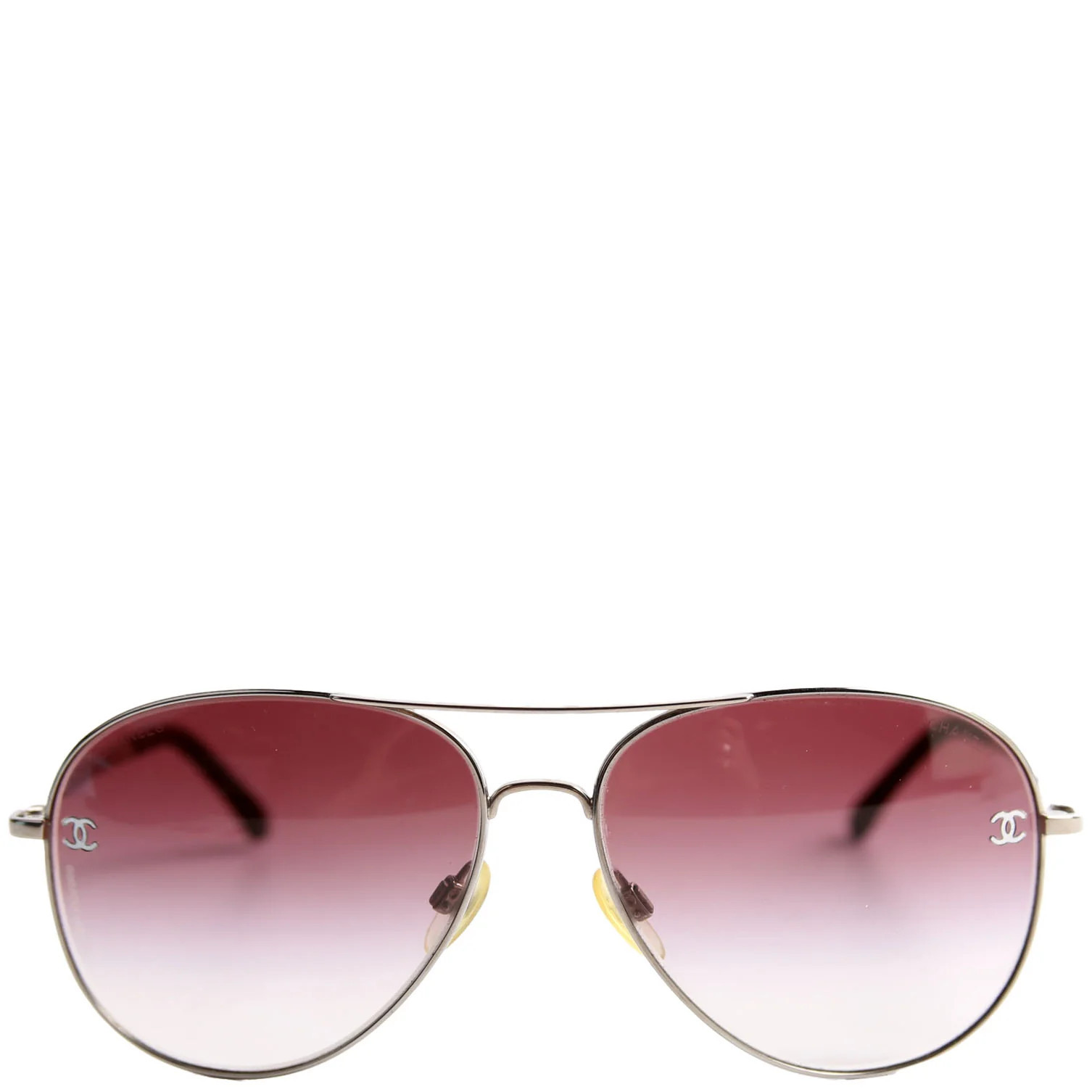 4189-T-Q Aviator Sunlgasses Purple/Silver | Keeks Designer Handbags
