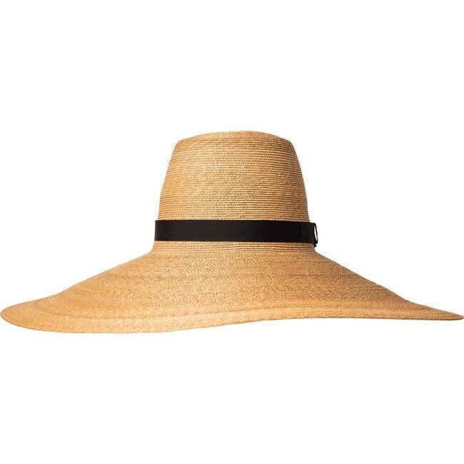 Women's Galley Beach, XXL Brim, Leghorn Straw | Maisonette