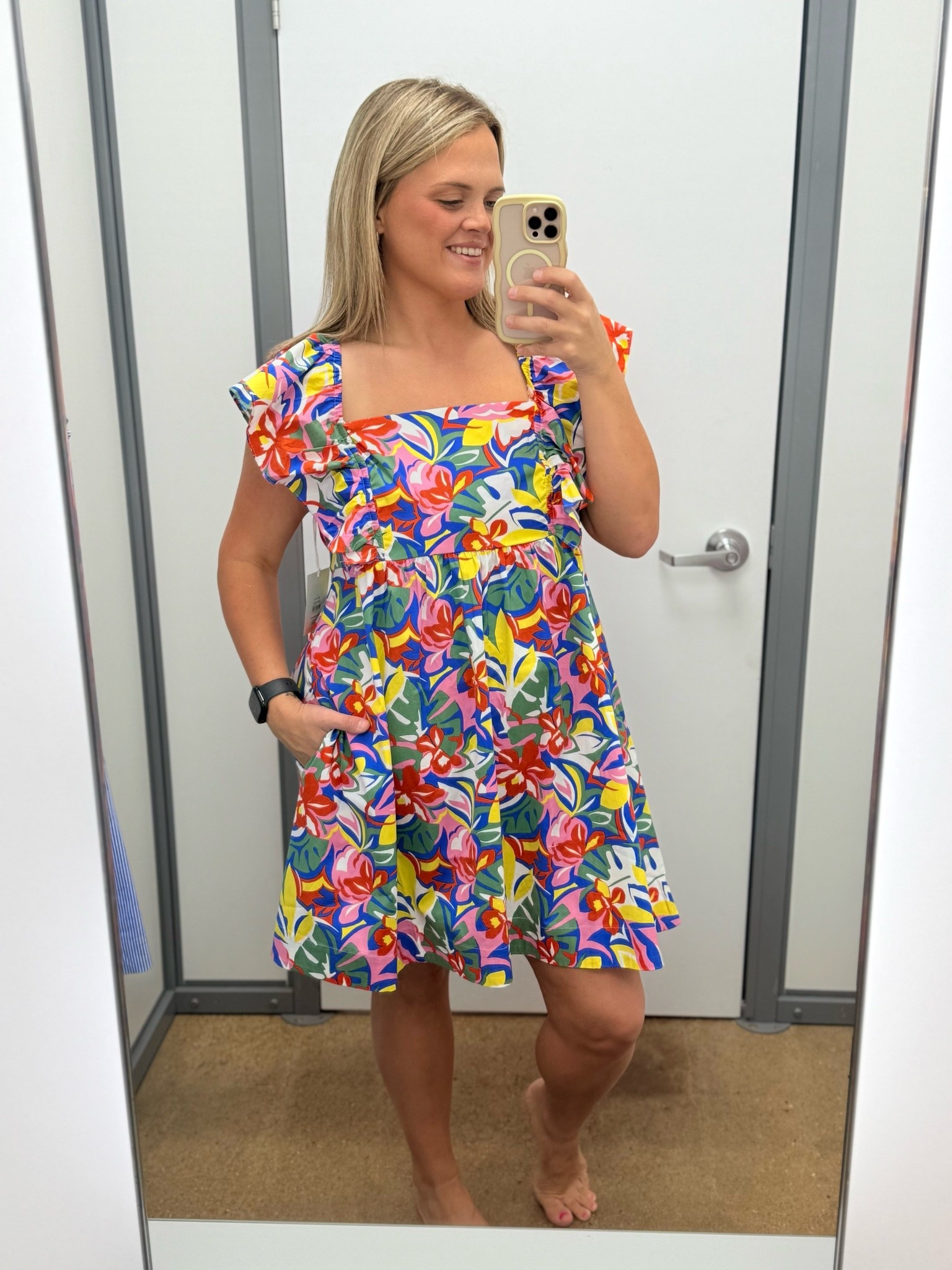 Walmart said COLOR and I’m here for it 🌺🌴💗 This print is SO fun, and the ruffle details + square neckline make it even cuter! And YES—it has pockets 🙌🏼 Such an easy vacation, brunch, church or summer dress. ✨

#WalmartFashion #WalmartFinds #WalmartDress #LTKFinds #LTKStyle #AffordableFashion #SummerDress #SummerStyle #VacationOutfit #MomStyle #ChurchOutfit #AffordableStyle #ColorfulStyle #DressFinds #WalmartStyle

#LTKootd #LTKU #LTKMidsize