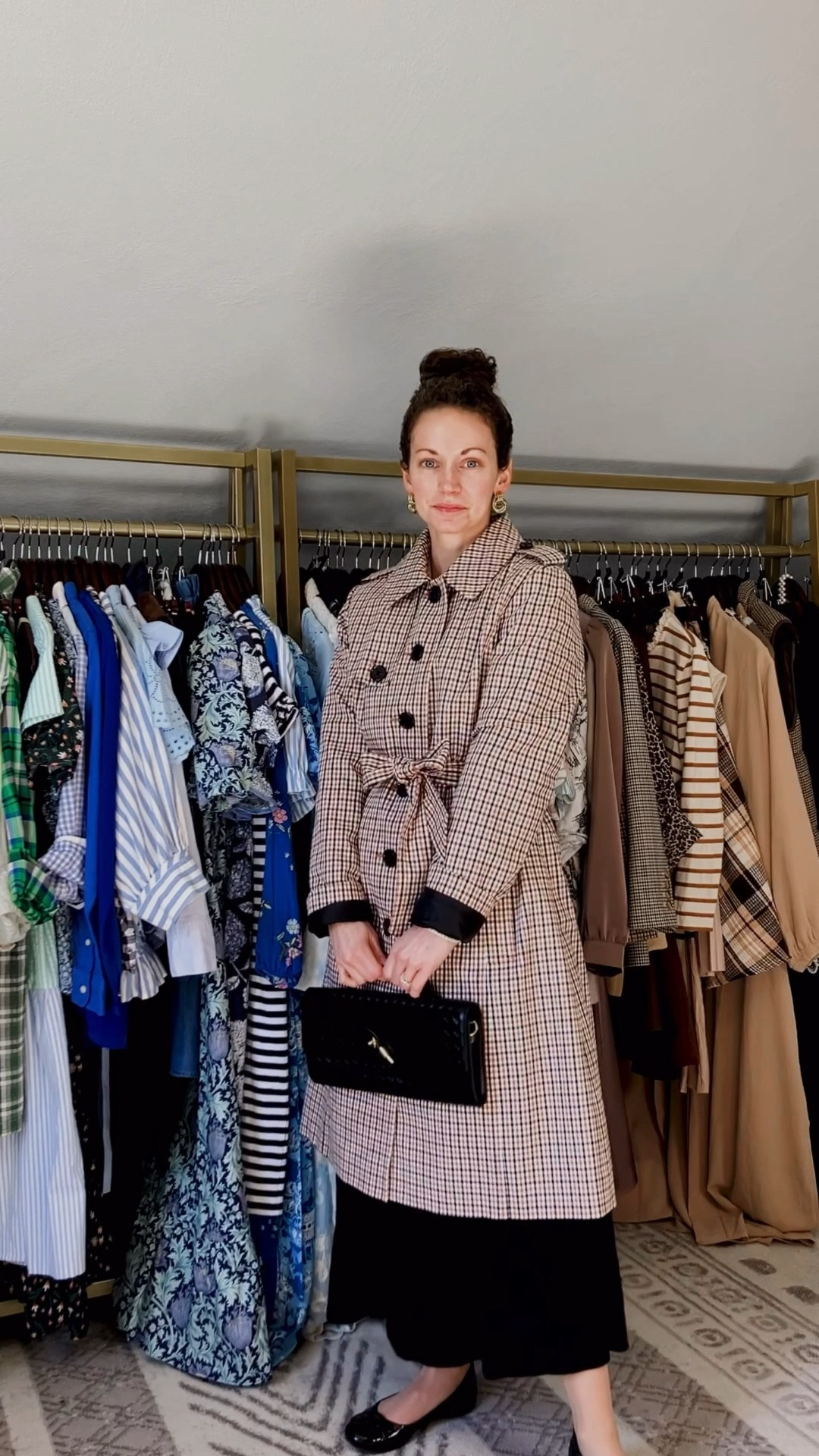 A neutral spring outfit!
Beige cotton cardigan from @Quince 
Black linen midi skirt from Not Perfect Linen, linking similar. 
Lace cropped cami from Amazon. 
Gold door knocker earrings from a local boutique, linking similar. 
Black woven handbag from @Chicwish 
Black leather ballet flats from Tory Burch are old, linking similar. 
Talbots trench coat is old, linking similar. 
Satin floral robe from Amazon  
Perfume from Lux Unfiltered. 
Lipstick from Bobbi Brown, linking similar. 
Lipgloss from Victoria’s Secret. 
Petite outfit. Modest outfit. Neutral outfit. Classic outfit. Parisian outfit  

#LTKOver40 #LTKgrwm #LTKootd