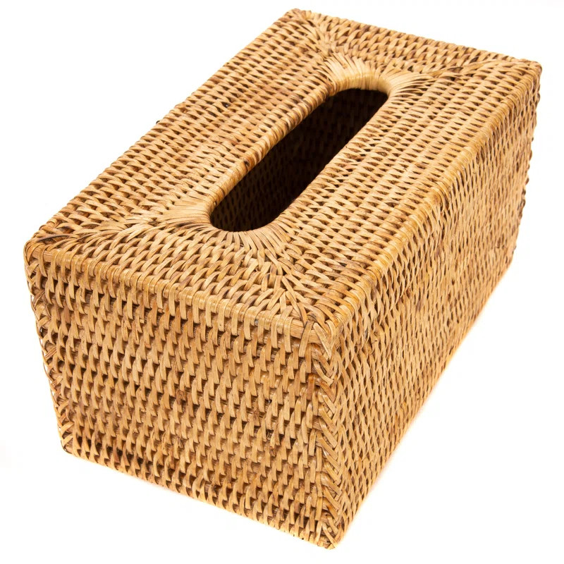 Kana Rattan Long Tissue Box Cover | Wayfair North America