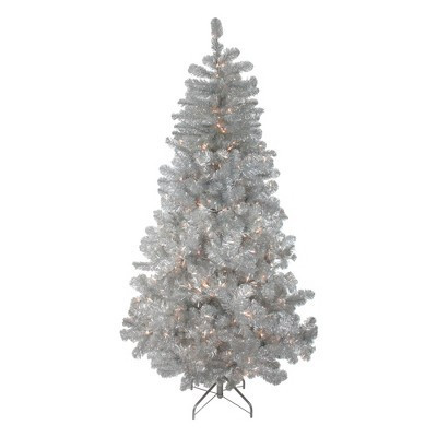 Northlight 7.5' PrelitArtificial Christmas Tree Full Metallic Pine - Clear Lights | Target