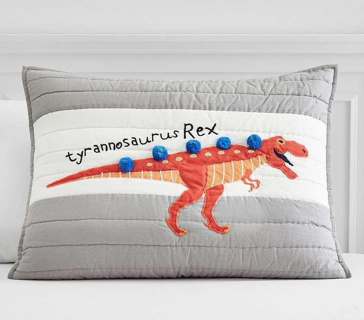 Finn Dino Quilt & Shams | Pottery Barn Kids