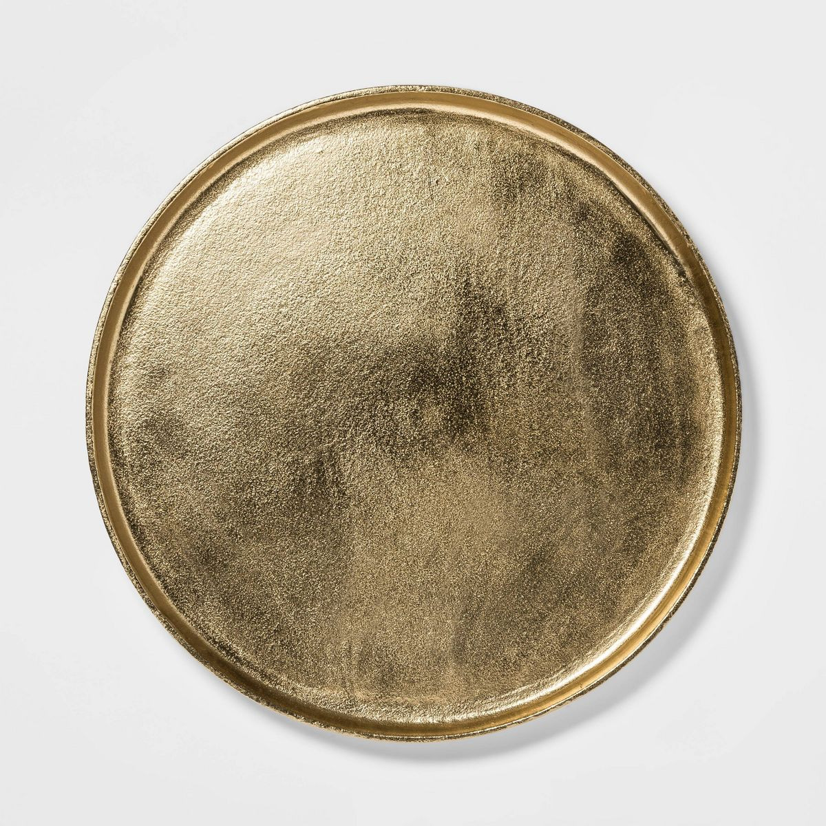 17.6" Round Aluminum Tray Gold - Threshold™ | Target
