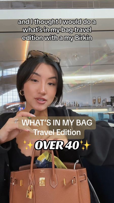 #whatsinmybag travel edition with my #birkin25 - this is what i’m hauling with me whenever I’m traveling. Alot of camera useful gadgets for sure 😅 - what’s your must have when travelling ? 

#travellife #traveltok #lifeover40 

#LTKitbag #LTKstyletip #LTKtravel