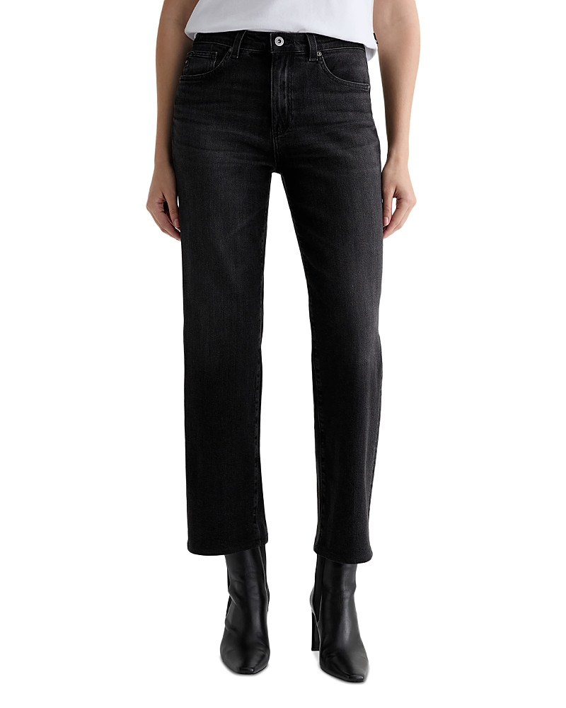 Ag Brinley Mid Rise Straight Leg Jeans in Nebula | Bloomingdale's (US)