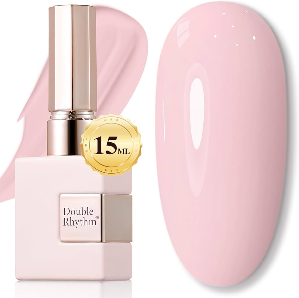 Double Rhythm 15ML Gel Nail Polish Pure Sheer Same Color Same Bottle Soak Off Gel Polish Art Mani... | Amazon (US)