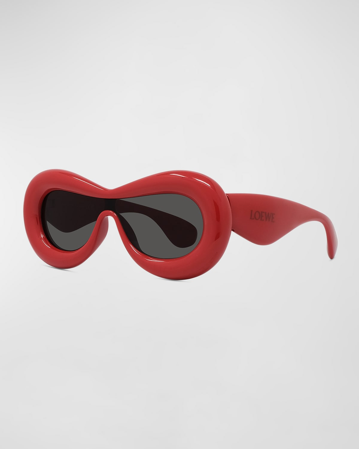 Inflated Injection Plastic Shield Sunglasses | Neiman Marcus