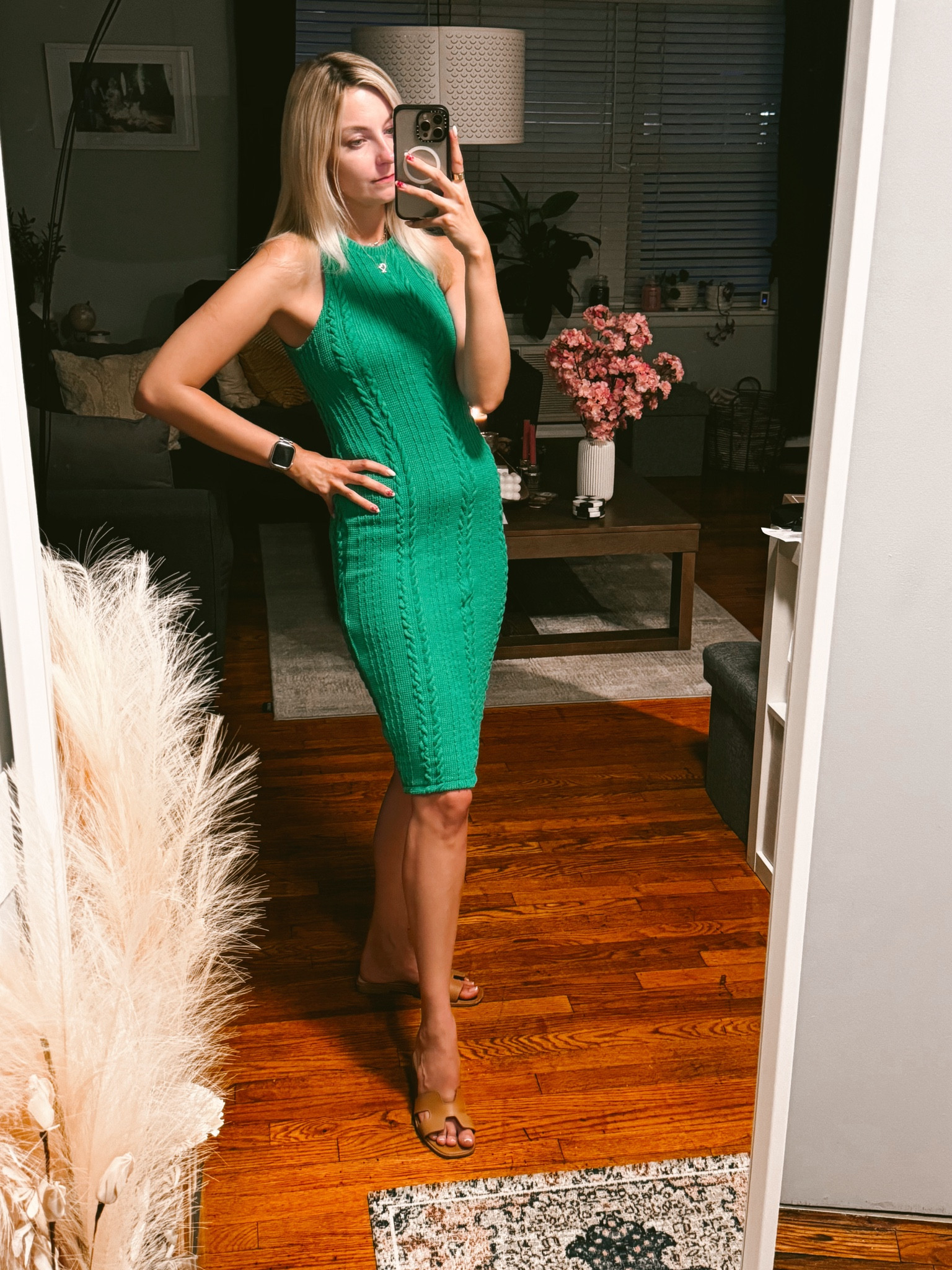 Green cable knit dress.

Summer dress • summer outfit idea • green midi dress • Zara dress • sleeveless dress casual • summer slides 

#LTKStyleTip #LTKFindsUnder50 #LTKFindsUnder100
