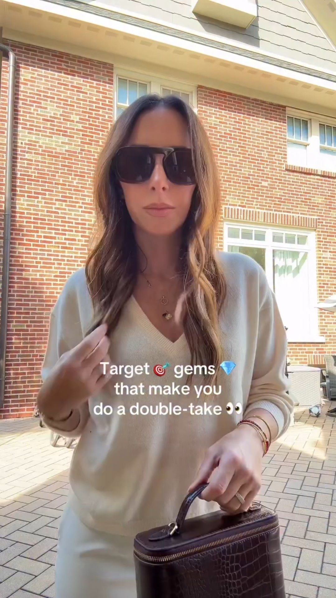 OOTN: Back with more Target gems 🎯 💎 that make you do a double-take 👀 These pieces look way more expensive than they are! I’m obsessed with this little croc vanity case handbag — it instantly makes any fall outfit look elevated 🖤 This sheer skirt is perfect for date night, brunch, or any event where you want to feel effortless and elevated. Target has some good finds for elevated looks on a budget! 💁‍♀️

Comment “Shop” and I’ll send everything your way! 🛍️

@targetstyle 

#targetfinds #targethaul #targetstyle #targetfashion #targetdoesitagain #lookforless #styleonabudget #designerinspired #sahmstyle #momstyleinspo #momstyle

#LTKOver40 #LTKStyleTip #LTKPetite