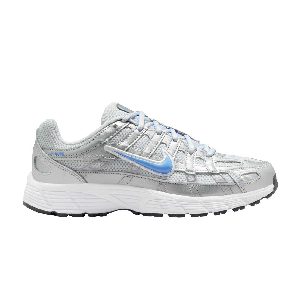 Nike P-6000 GS 'Metallic Platinum University Blue' | Silver | Kid's Size 1 | GOAT