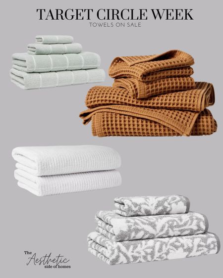 All bath towels on sale I specially love the waffle one and the color is just so gorgeous. All on sale during target circle week 

#LTKhome #LTKGiftGuide #LTKsalealert