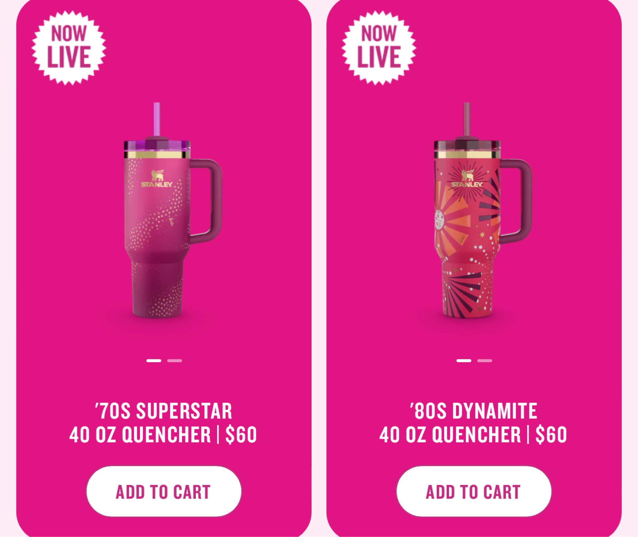 Today’s Barbie Stanley collab tumblers are live!!!💗💗

#LTKHome #LTKActive #LTKFamily