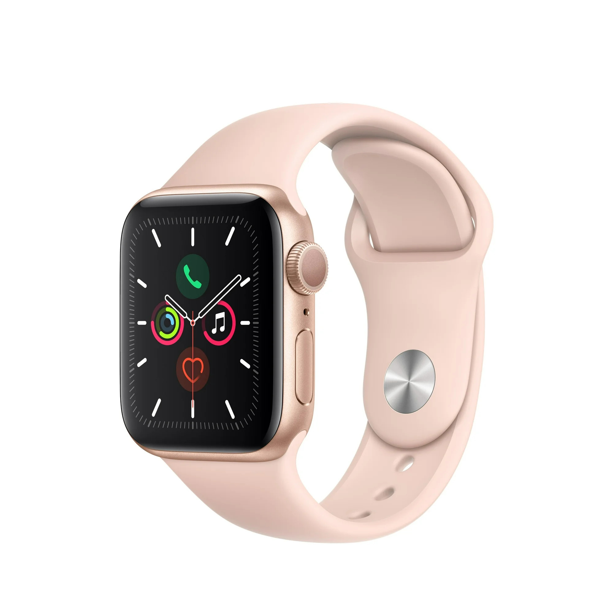 Apple Watch Series 5 GPS, 40mm Space Gray Aluminum Case with Black Sport Band - S/M & M/L - Walma... | Walmart (US)