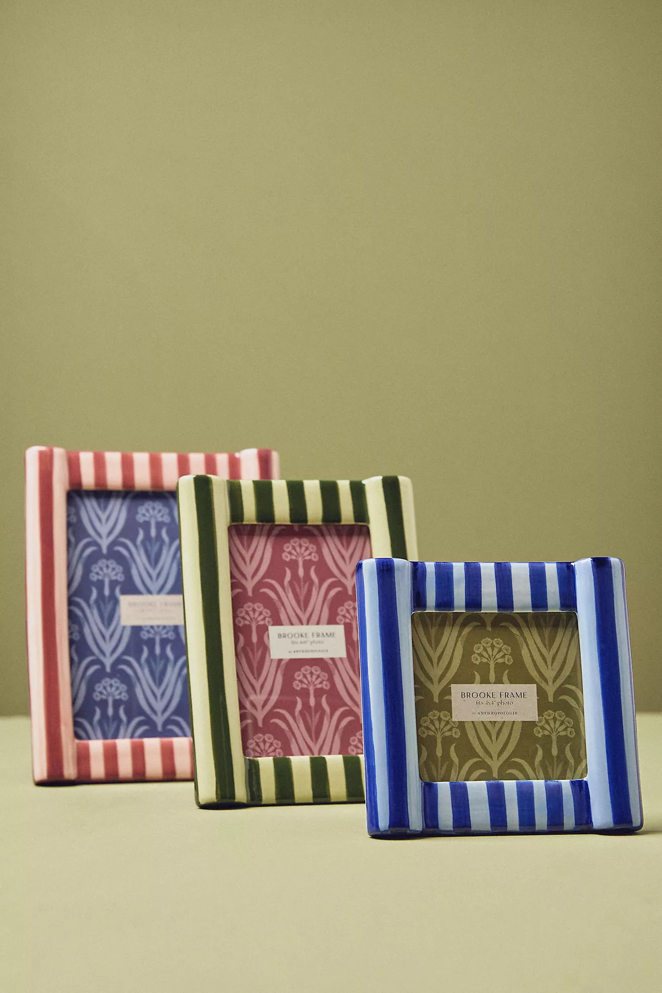 Brooke Striped Picture Frame | Anthropologie (US)