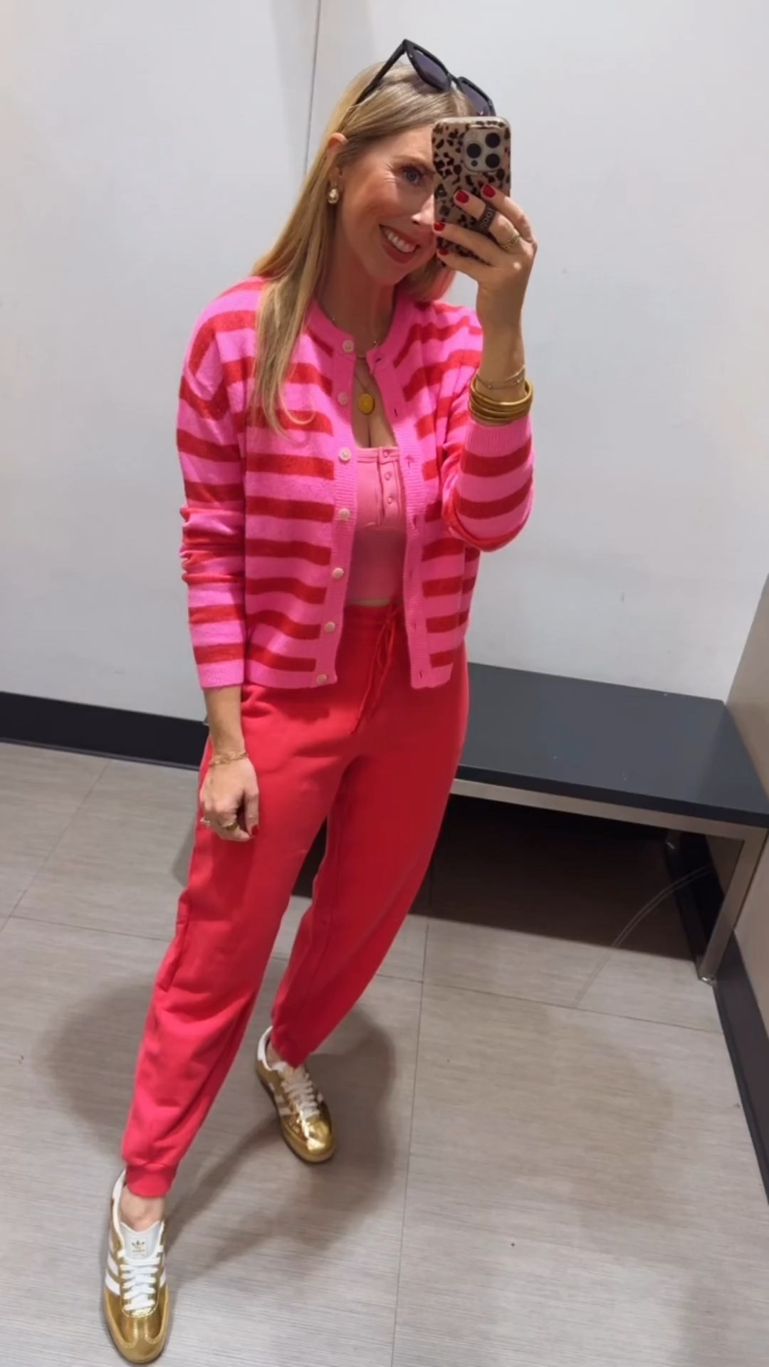 Target activewear outfit, striped cardigan 

#LTKootd #LTKActive #LTKFindsUnder50