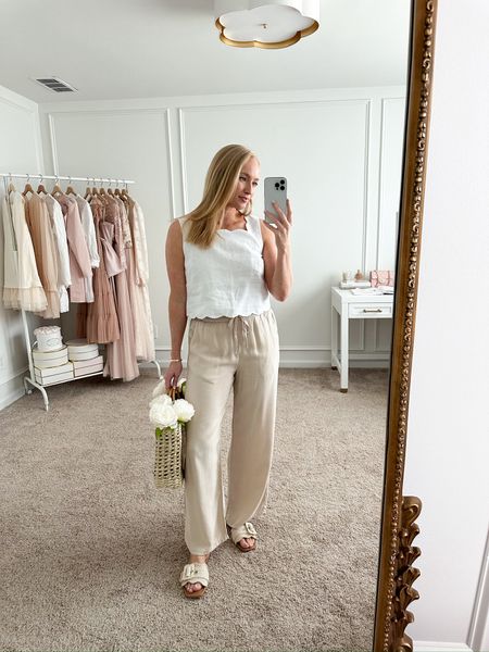 The perfect daytime spring outfit! Wearing size small in both the top and pants! Pants are from Avara, use my code Amandaj15 for 15% off! Spring outfits // summer outfits // daytime outfits // vacations outfits // brunch outfits // shopavara // Avara finds // LTKfashion 

#LTKtravel #LTKstyletip #LTKSeasonal