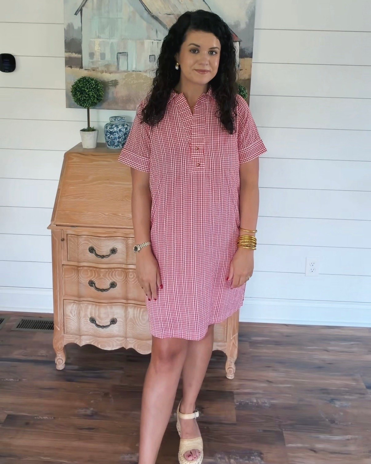 🇺🇸 Red, white, and blue Americana vibes all summer long as we celebrate America’s 250th ❤️🤍💙

I’m loving these classic summer dresses lately!!!

❤️ This red gingham dress is 100% cotton and absolutely precious!! The fit and style are so timeless, and the beautiful stitching and details make it extra special! 

Classic, timeless pieces that never go out of style🇺🇸✨ 

#AmericanaStyle #RedWhiteAndBlue #SummerStyle #ClassicFashion #AmericanaVibes #CottonDress #LinenDress #SummerOutfits #summerstyle #summerdresses #duffieldlane #timelessfashion #southernstyle #dress #dresses #dresslover #spring #springstyle #springfashion #springdress #sundaystyle #churchoutfit #ootd #momstyle #femininefashion #outfitinspo #summer #summerstyle #summerfashion #summerdress #babyshower #style #fashion #church #brunch #preppy #preppystyle #grandmillenial #grandmillenialstyle #ladies #ladiesfashion #ladiesstyle #classic #classicstyle #chic #timeless #timelessstyle #momlife #momfit #momoutfit #momstyle #everydaystyle #naturalfiber #lowtox #cotton #ladiesstyle #ladieswear #ladiesdress @Duffield Lane

#LTKmomlife #LTKootd #LTKSeasonal