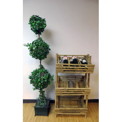 3 Tier Bamboo Bin Display Rack | Wayfair North America