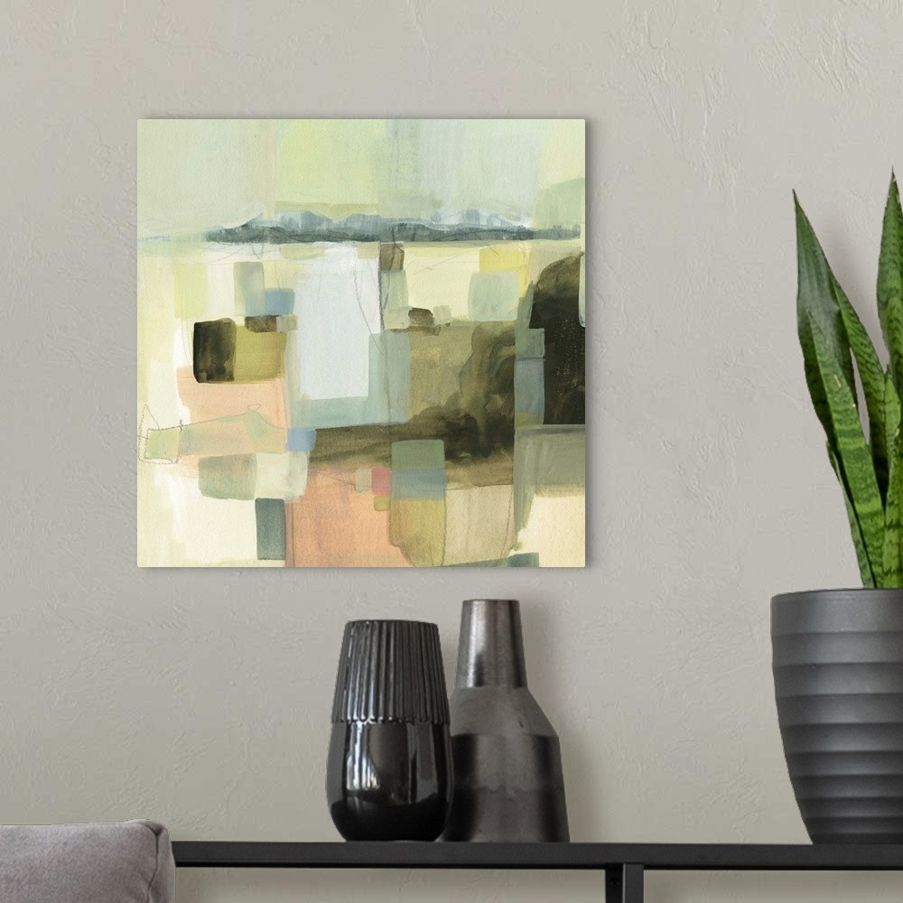 Apricot and Sage I Wall Art | Great Big Canvas - Dynamic