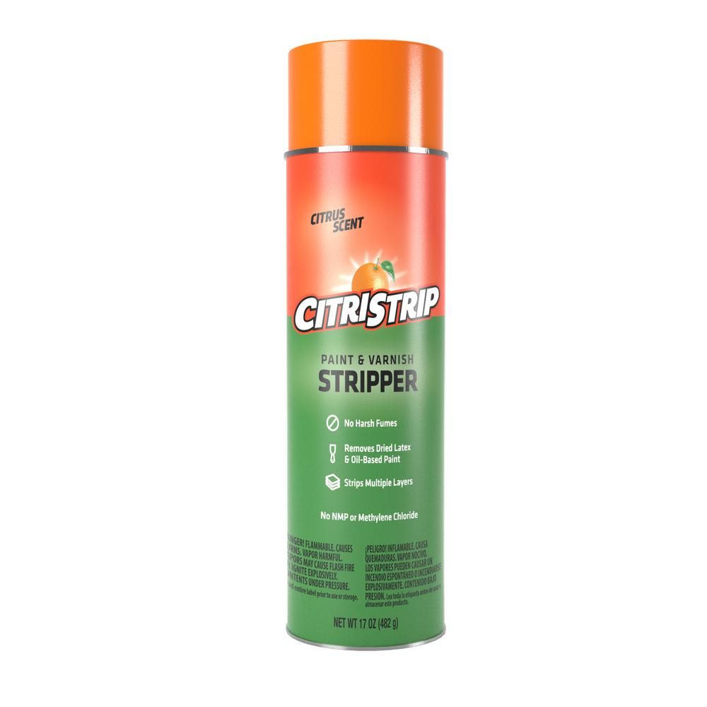 Citristrip 17 oz. Paint and Varnish Stripper Aerosol-ECSG807 - The Home Depot | The Home Depot