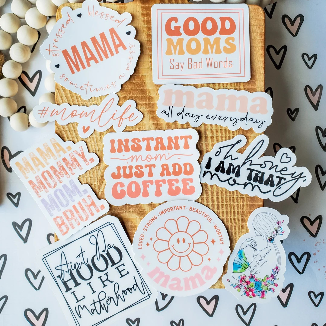 Good Moms Say Bad Words Sticker, Mama Stickers, Funny Mom Stickers, Mothers Day Stickers, Gift fo... | Etsy (EU)