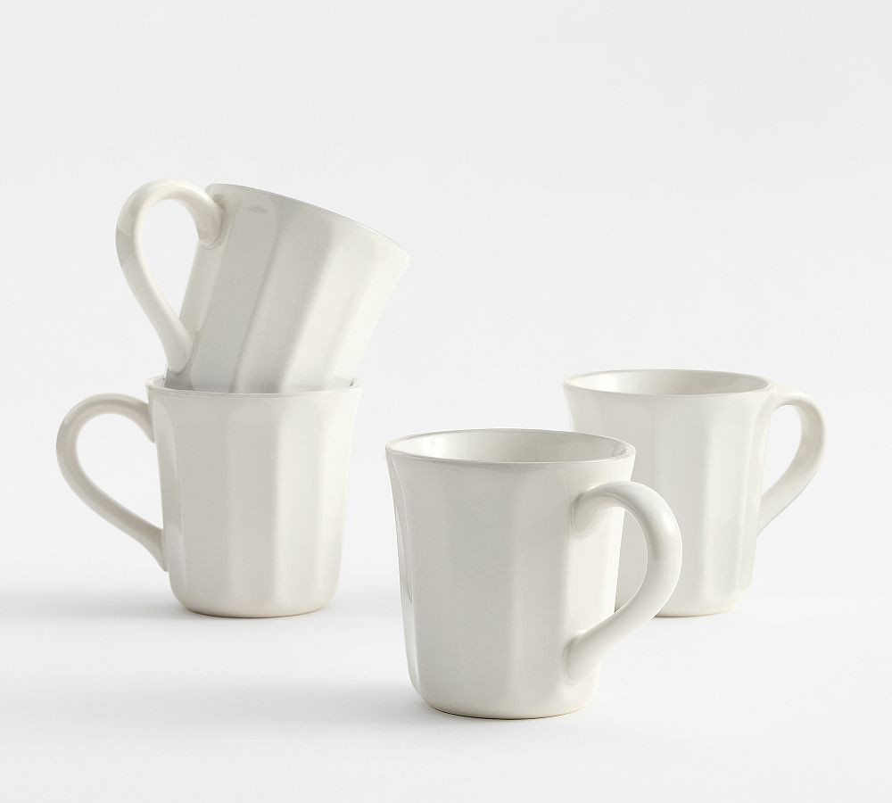 Heirloom Stoneware Mugs - Set of 4 | Pottery Barn (US)