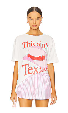 The Laundry Room This Ain't Texas Love Oversized Tee in White from Revolve.com | Revolve Clothing (Global)