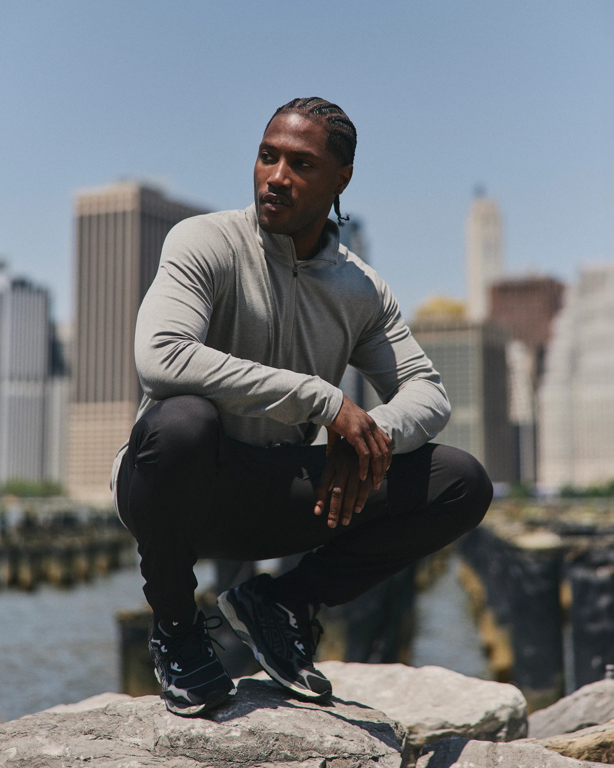 Ponto Half Zip Mock Neck | Vuori Clothing (US & Canada)