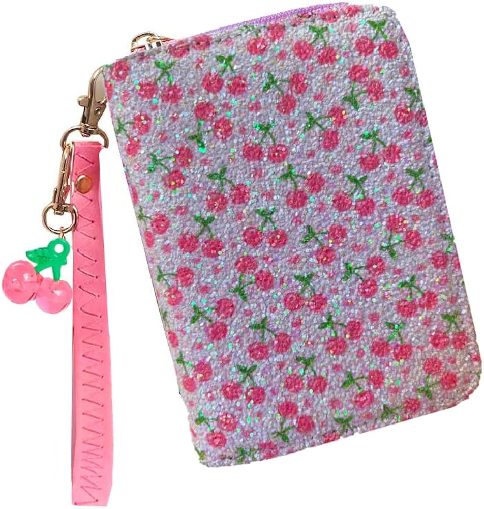 Flower Wallets with Strap Little Girls Flower Coin Pouch Small Cute Wallet for Teen Girls with Co... | Amazon (US)