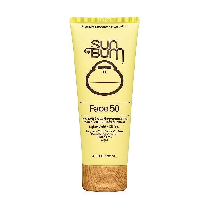 Sun Bum Original SPF 50 Sunscreen Face Lotion | Vegan and Reef Friendly (Octinoxate & Oxybenzone ... | Amazon (US)