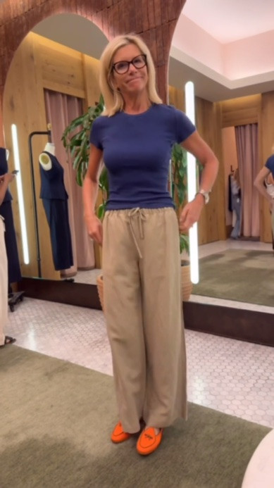 These lightweight linen-blend pants are made for hot summer days. Easy, breezy, and so comfortable, they’re perfect with a simple tee, tank, or sweater for effortless everyday style. Wearing my usual size.

💡 LTK MADE EASY

❤️ Heart = Support my posts
🔖 Save = Get sale & restock alerts
📋 Lists = Keep favorites organized
📲 Share = Send to yourself for later
💬 Comment = Ask me anything

#LTKootd #LTKSeasonal #LTKOver40