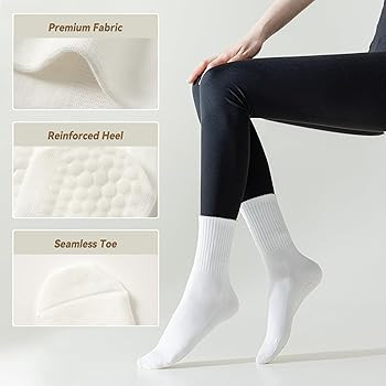 TOAMOUR 4 Pairs Pilates Socks with Grips for Women, Non Slip Yoga Athletic Ballet Barre Dance Wor... | Amazon (US)