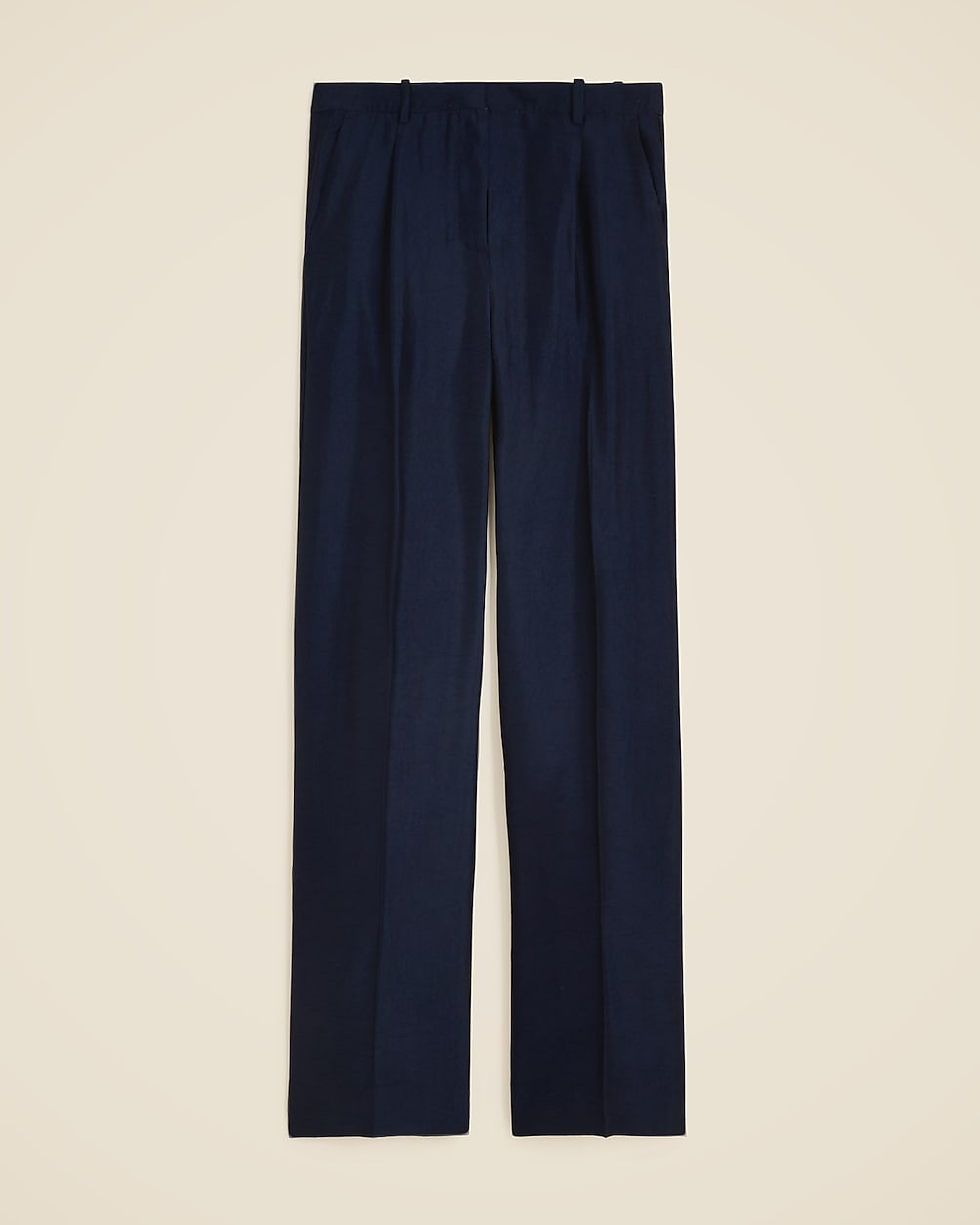Essential wide-leg pant in textured satin | J. Crew US