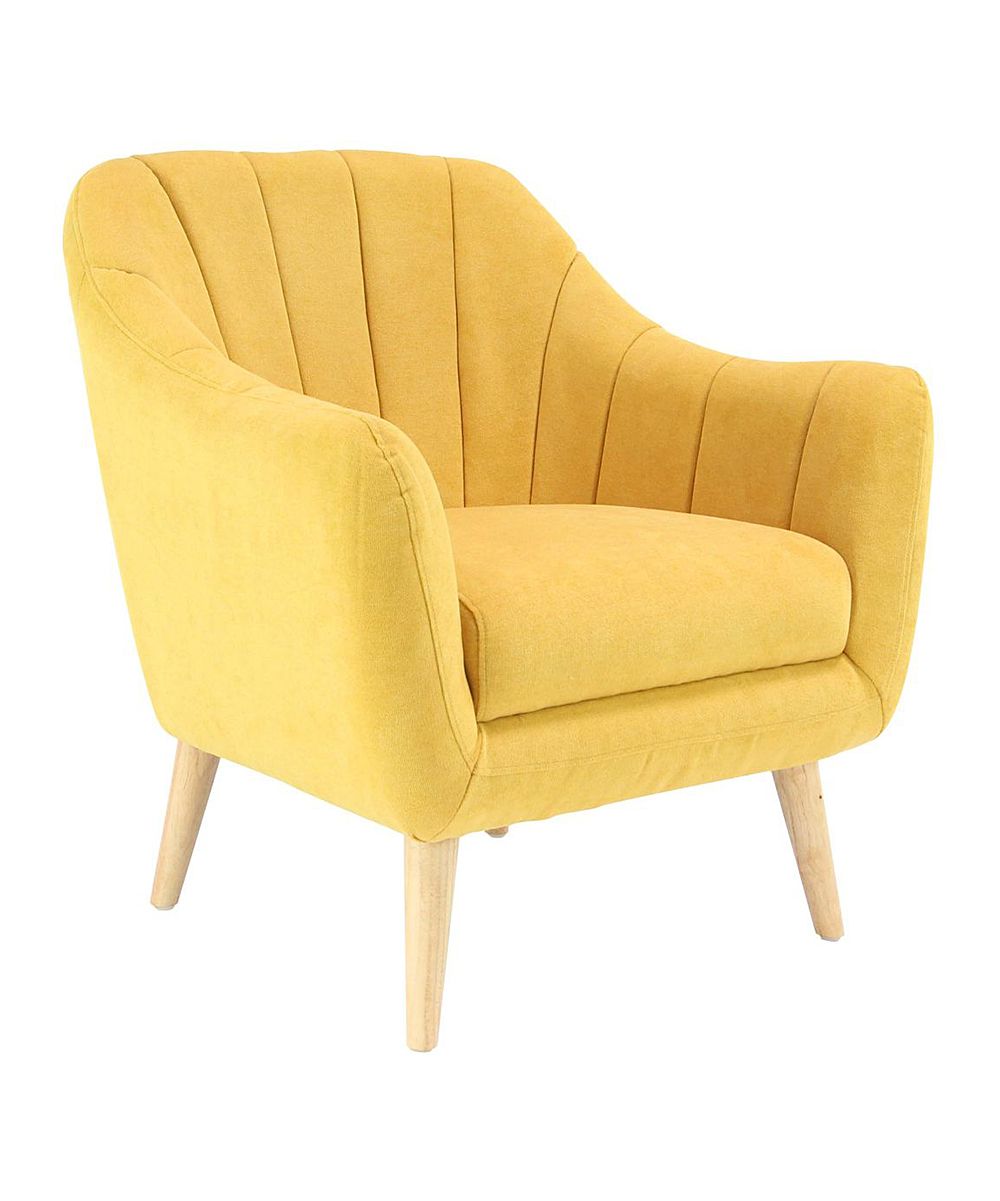 Emerson Cove Indoor Chairs Bright - Yellow Armchair | Zulily