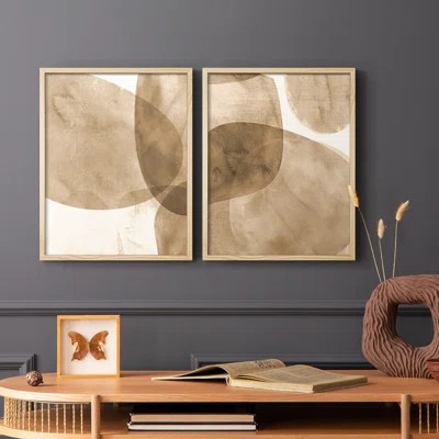 Neutral Object I-Premium Framed Print -Ready to Hang - No Nails Required - No Nails Required | Wayfair North America