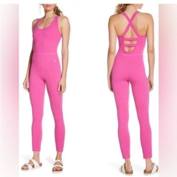 FP Movement by Free People Magenta Jumpsuit | Poshmark