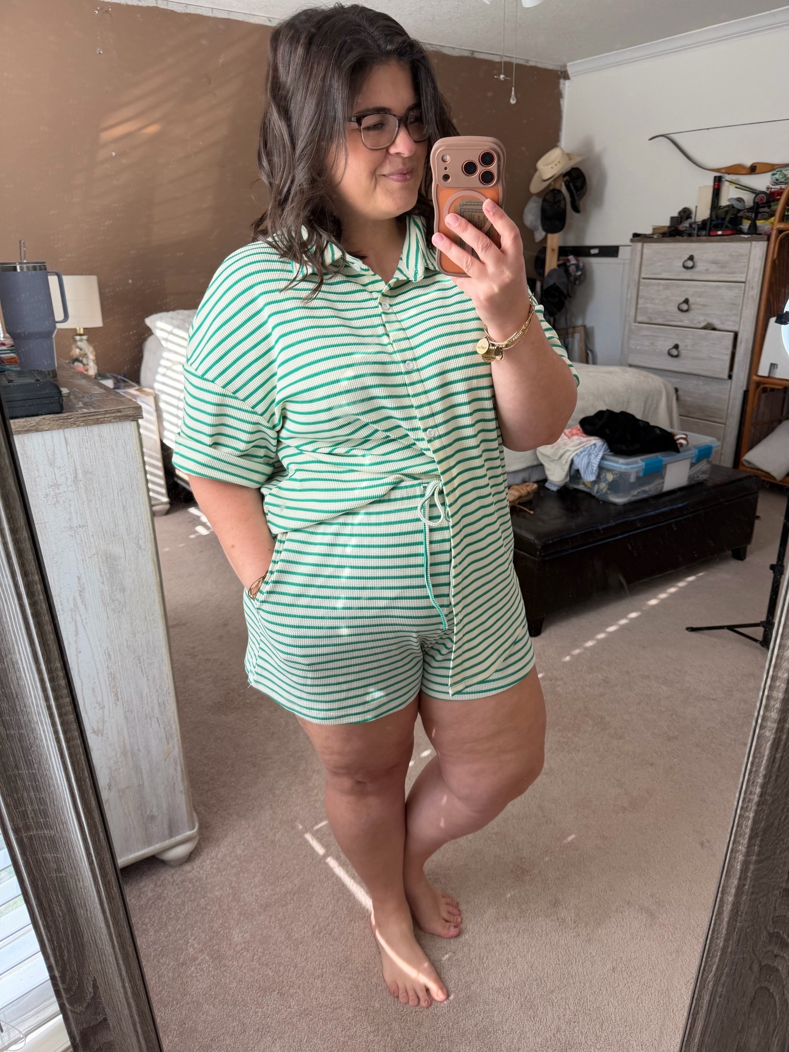 Resharing this adorable 2 piece set for summer because it’s comfortable and it’s on sale 🙂‍↕️🙂‍↕️ I’m in the XXL. I’m swimming in the top but the bottoms fit fantastic! I’ll link all the sale ones in this post

#LTKootd #LTKMidsize #LTKSaleAlert