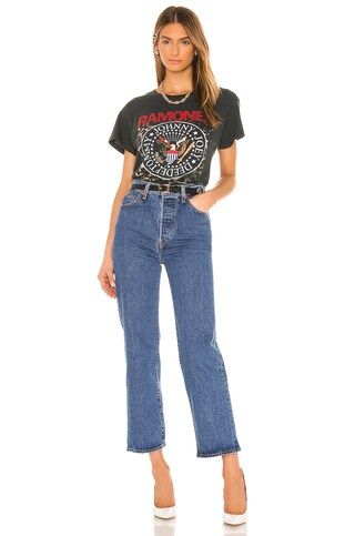 LEVI'S Ribcage Straight Ankle in Georgie from Revolve.com | Revolve Clothing (Global)