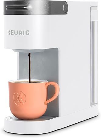 Keurig K-Slim Coffee Maker, Single Serve K-Cup Pod Coffee Brewer, 8 to 12 oz. Brew Sizes, White | Amazon (US)