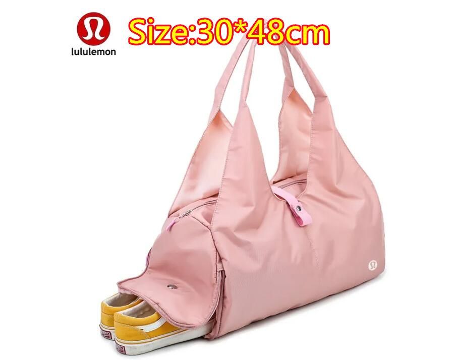 Lulu Lemo Dupe Pack Yoga Bag Nylon Womens Mens Outdoor Large Capacity Shopping Bag Luggage 2 In 1... | DHGate