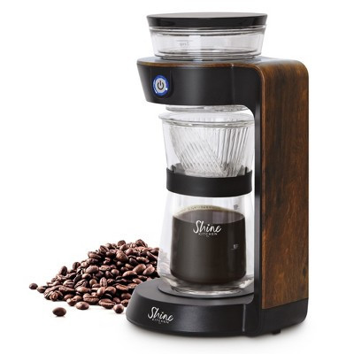 Shine Kitchen Co. Autopour Automatic Pour Over Coffee Machine – Black | Target