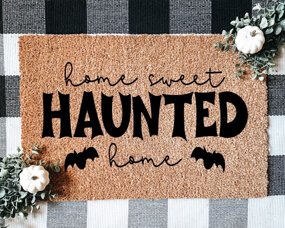 Home Sweet Haunted Home Doormat / Welcome Mat / Home Sweet | Etsy | Etsy (US)