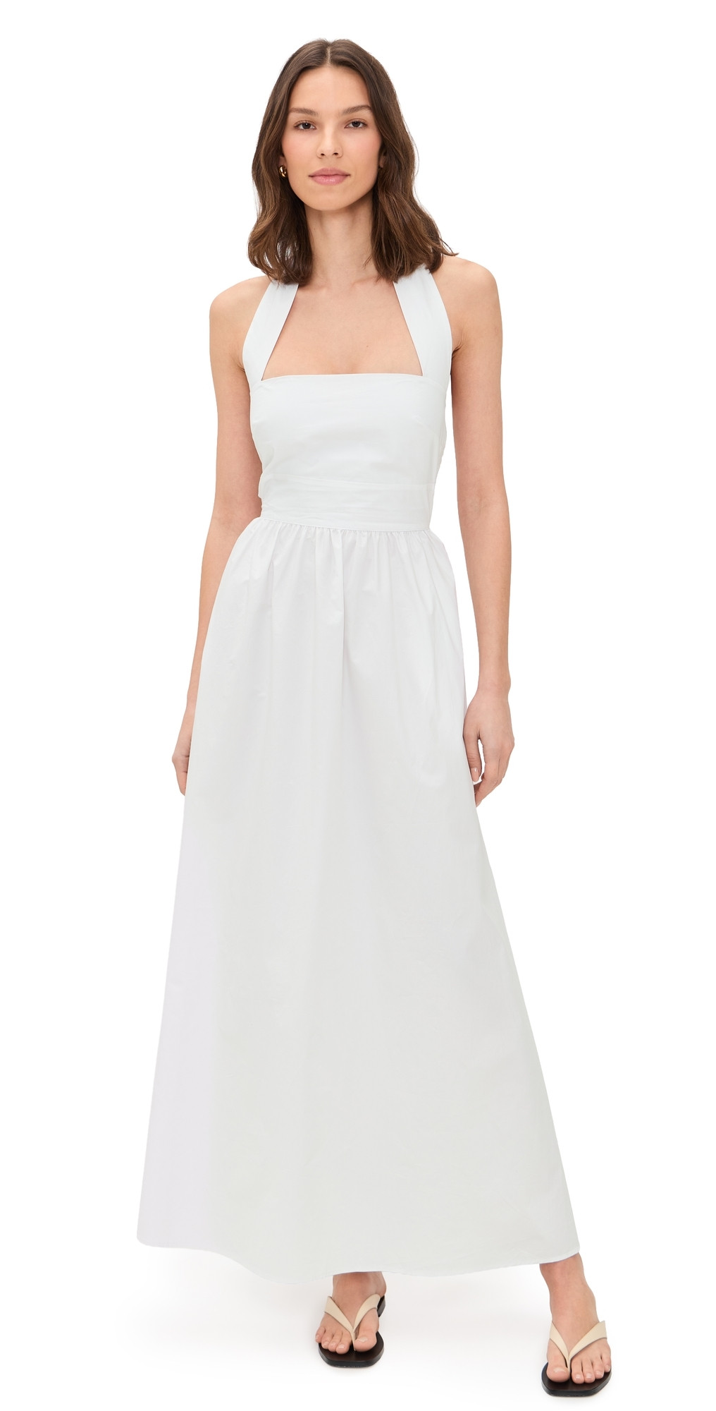 Susana Monaco Poplin Halter Tie Dress Sugar S | Shopbop