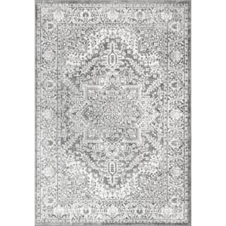 JONATHAN Y Modern Persian Light Gray 8 ft. x 10 ft. Distressed Area Rug-MDP100A-8 - The Home Depo... | The Home Depot