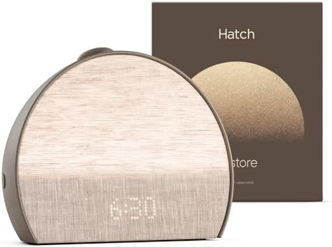 Hatch Restore 3 Sunrise Alarm Clock, Sound Machine, Smart Light (Cocoa) - White Noise, Screen-Fre... | Amazon (US)