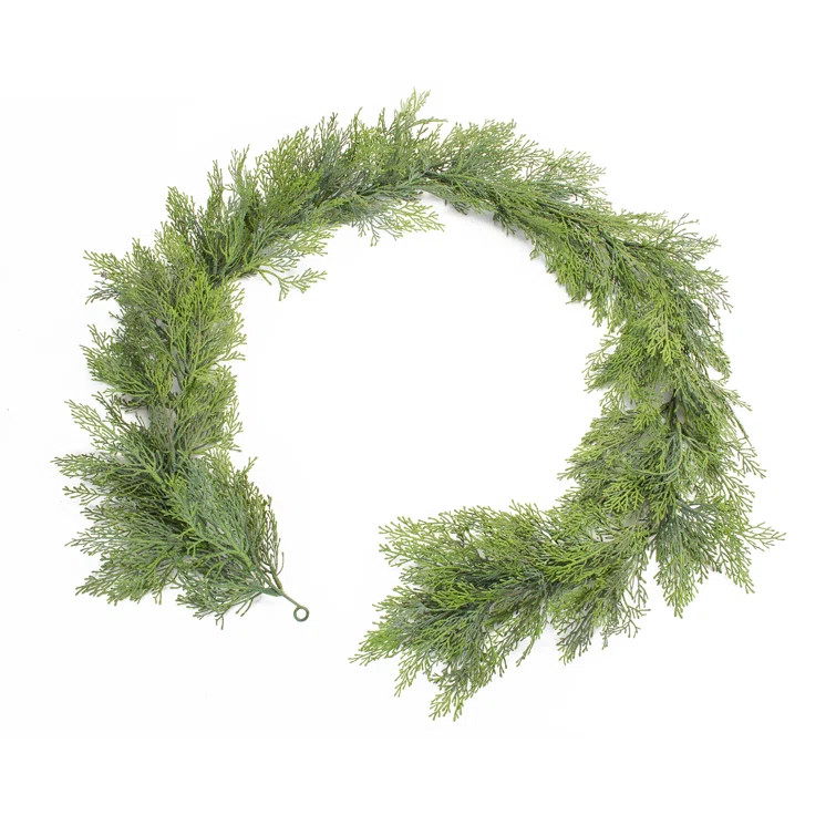 75'' in. Faux Cedar Garland (Set of 2) | Wayfair North America