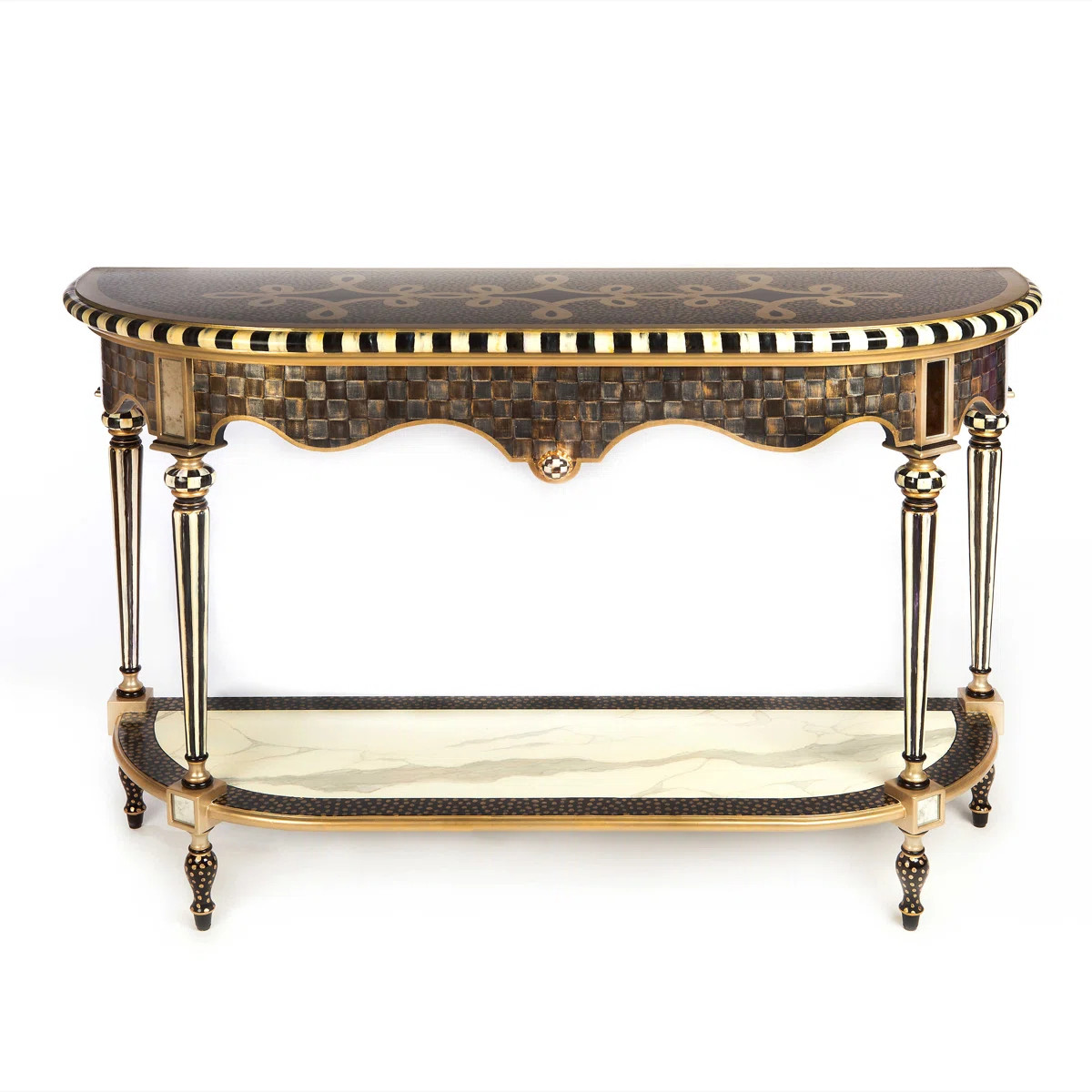 Courtly Check® Golden Hour Cocktail Console Table | Perigold