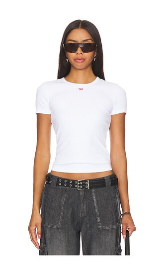 T-ele-long-d Tee in White | Revolve Clothing (Global)