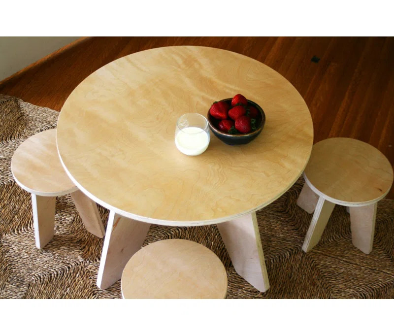 Areo Kids 3 Piece Table & Stool Set | Wayfair North America